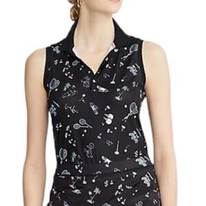 Ralph Lauren RLX Golf Tennis Pickleball Polo Sleeveless Medium